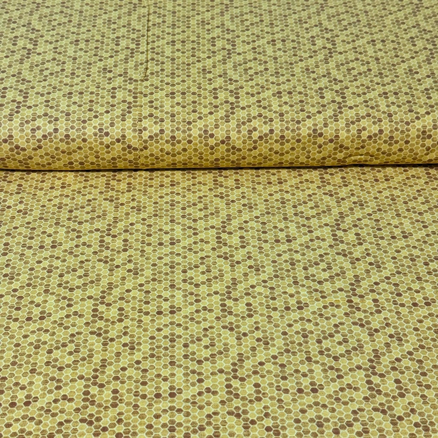 Golden Honeycomb Blender Fabric – 100% Cotton | 45” Wide