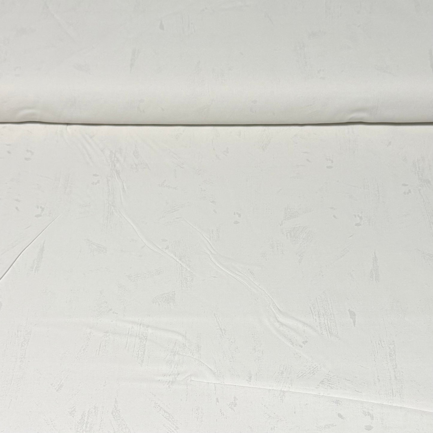 White Tonal Brush Texture Fabric – 100% Cotton | 45” Wide