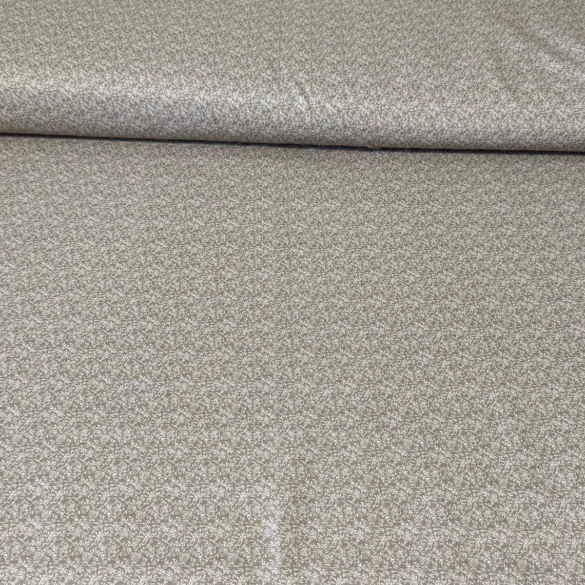 Taupe Ditsy Floral | 100% Cotton Fabric | 45” Wide