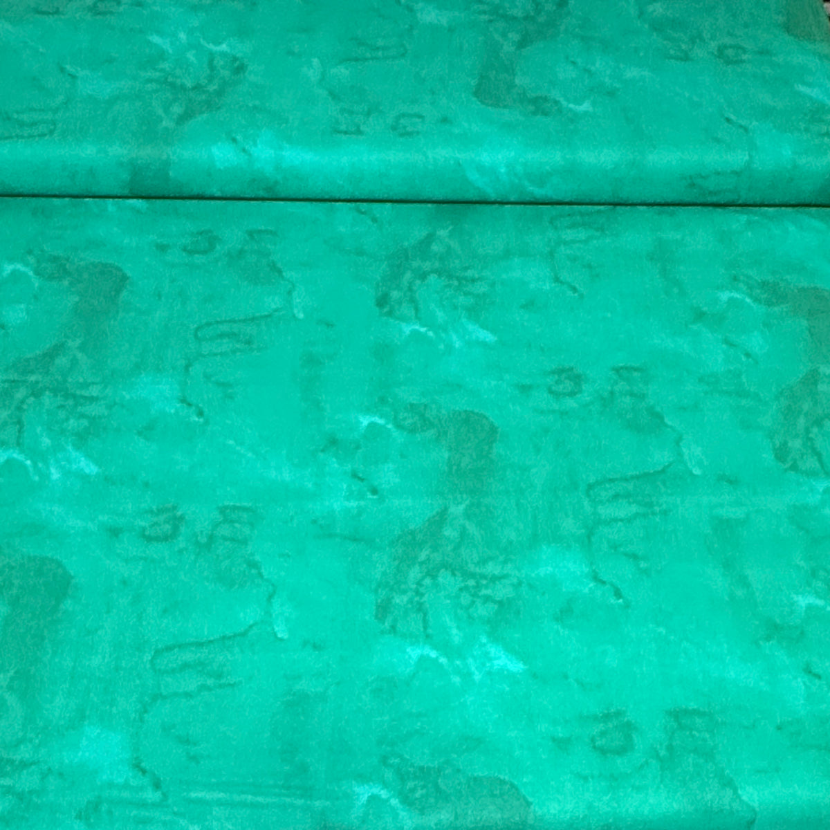 Turquoise Tonal Texture Fabric – 100% Cotton | 45” Wide