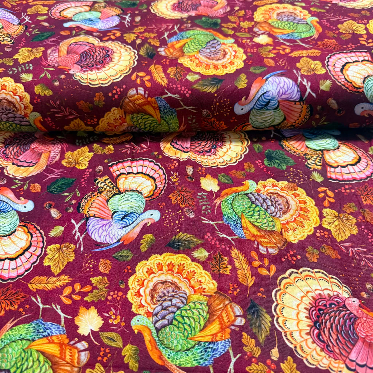 Harvest Turkey Festival – 100% Cotton Fabric | 45” Wide