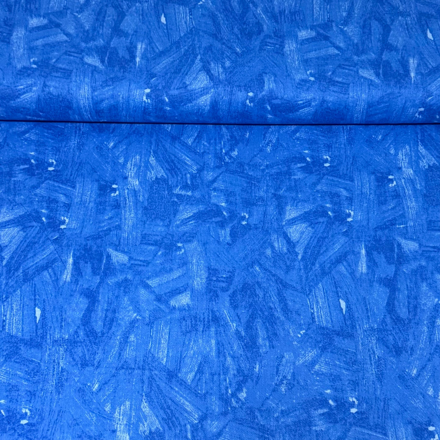 Royal Blue Tonal Brush Texture Fabric – 100% Cotton | 45” Wide