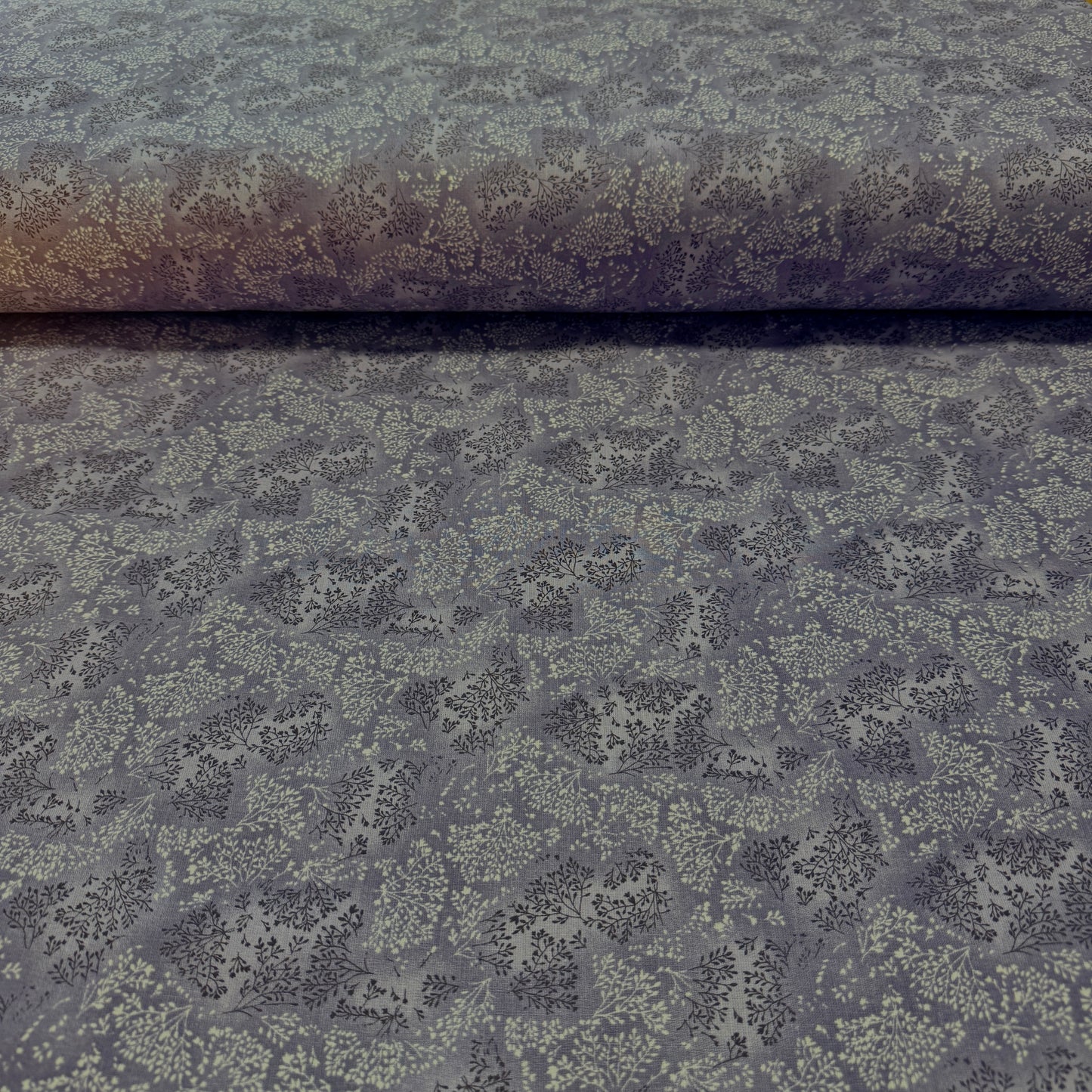 Botanical Foliage Print Fabric - 100% Cotton | 108” Wide