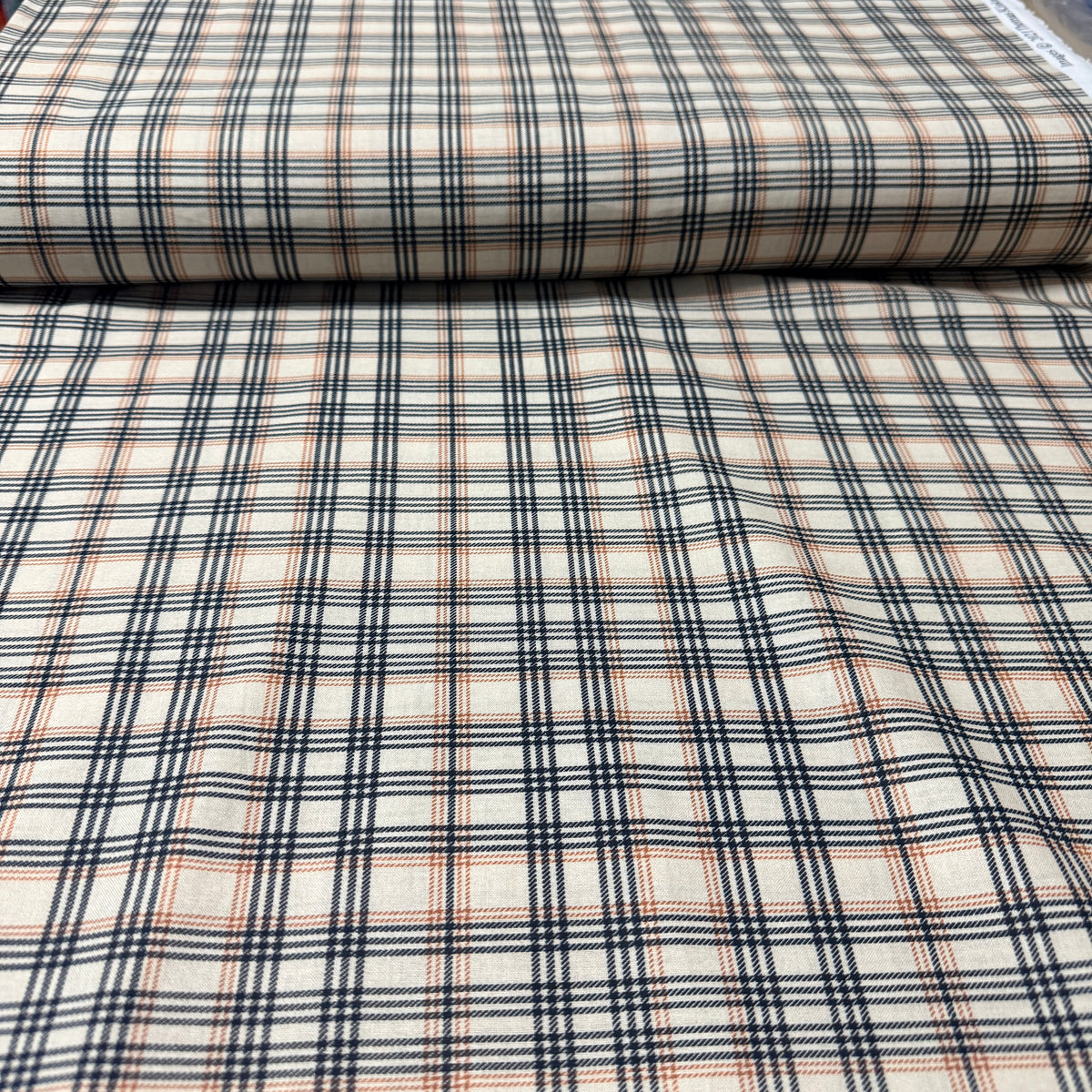 Tartan Check Plaid Fabric - 100% Cotton | 45” Wide