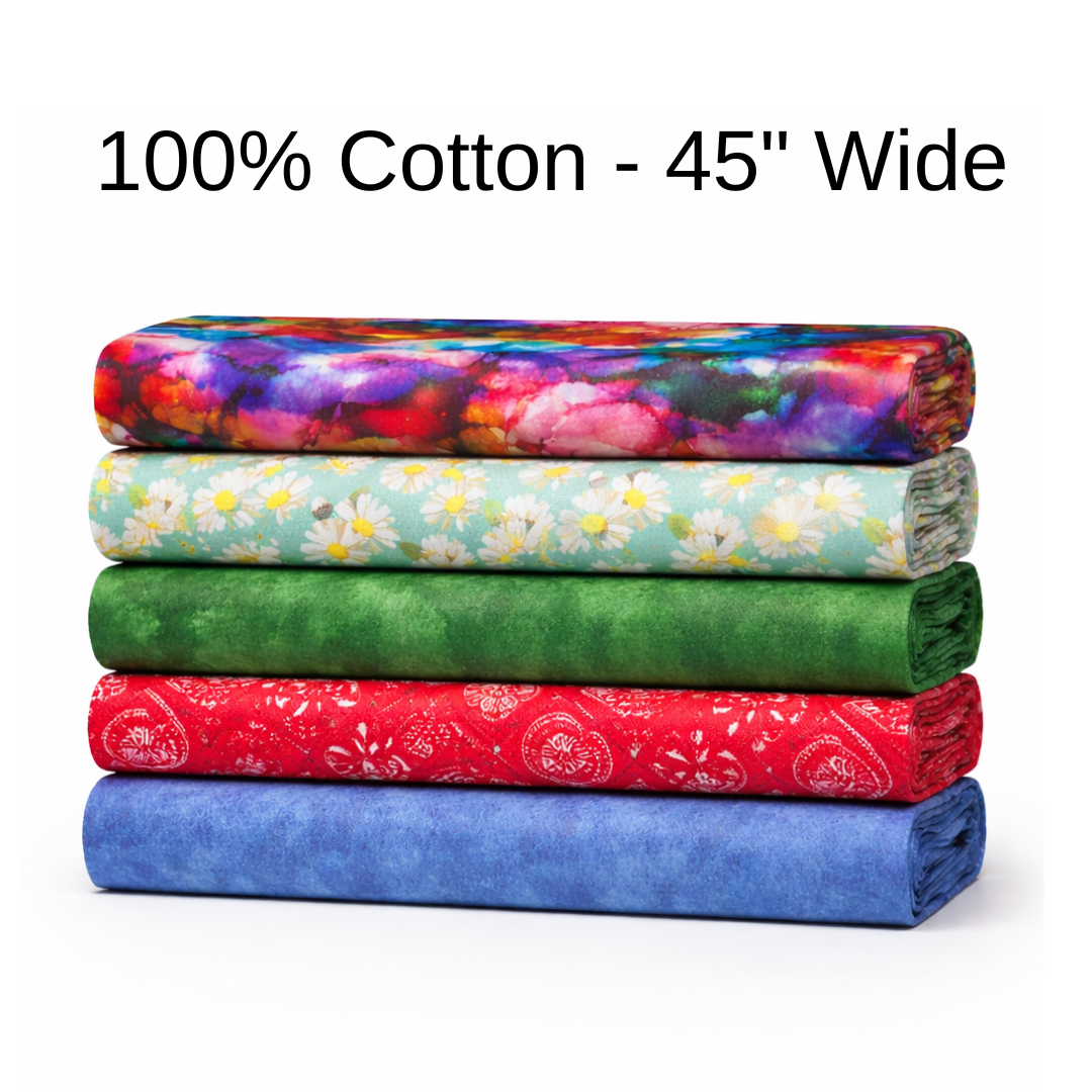 100% Cotton - 45" Wide