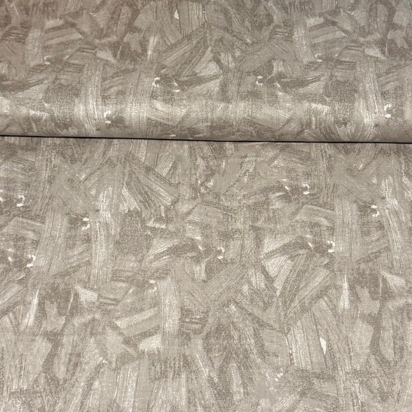 Taupe Tonal Brush Texture Fabric – 100% Cotton | 45” Wide