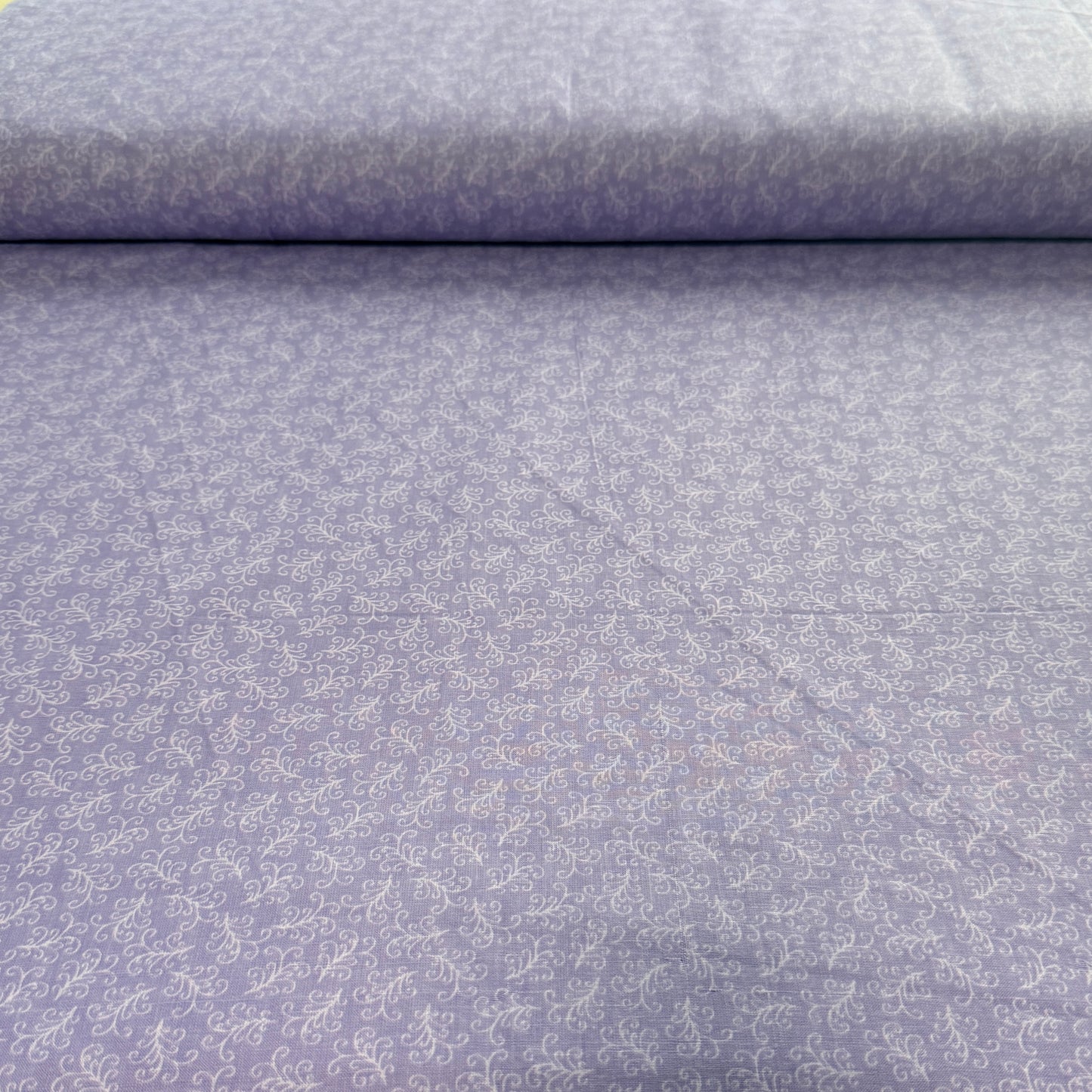 Elegant Vine Scroll Print Fabric – 100% Cotton | 108” Wide