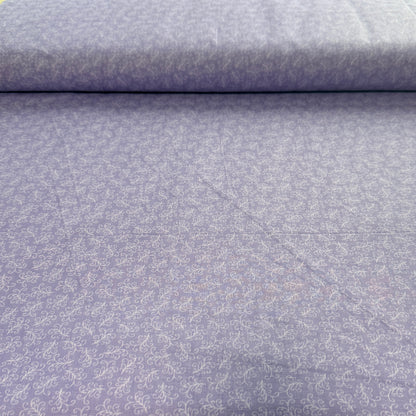 Elegant Vine Scroll Print Fabric – 100% Cotton | 108” Wide
