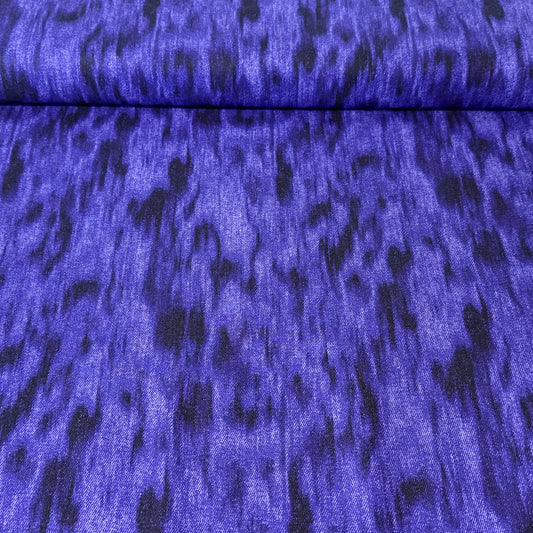 Purple Grunge Texture Print Fabric – 100% Cotton | 45” Wide