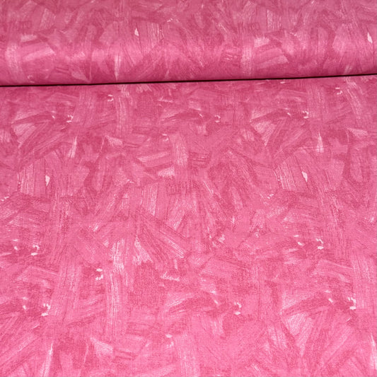 Dusty Rose Tonal Brush Texture Fabric – 100% Cotton | 45” Wide