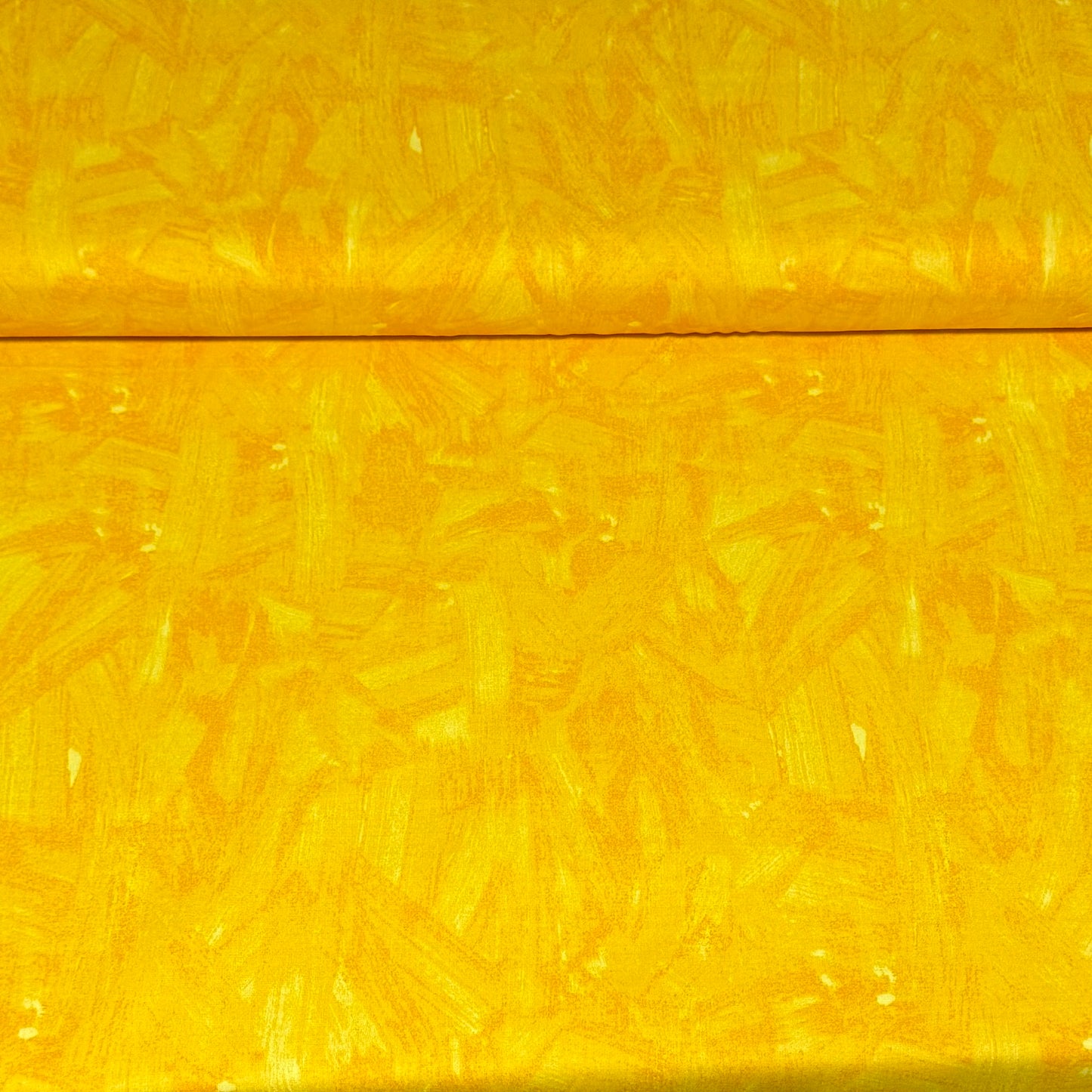 Golden Yellow Tonal Brush Texture Fabric – 100% Cotton | 45” Wide