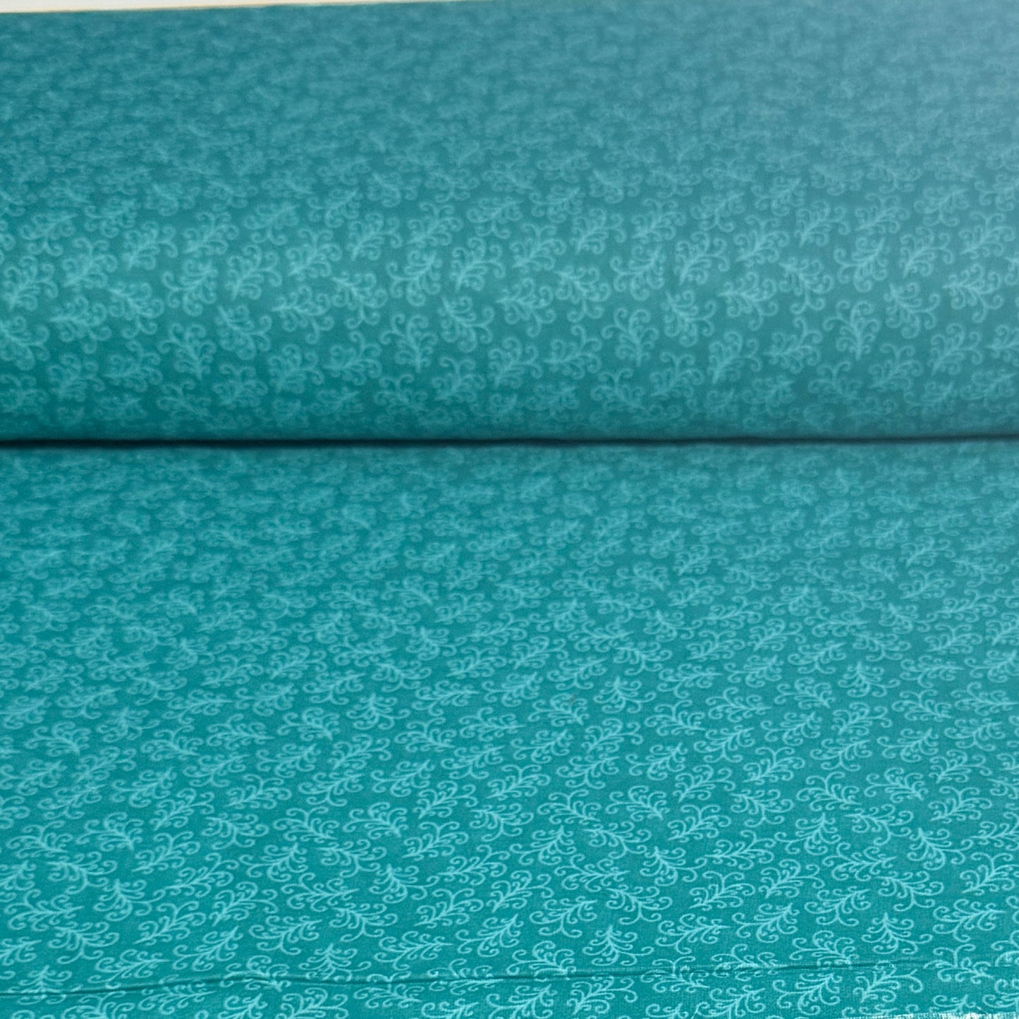 Elegant Vine Scroll Print Fabric – 100% Cotton | 108” Wide