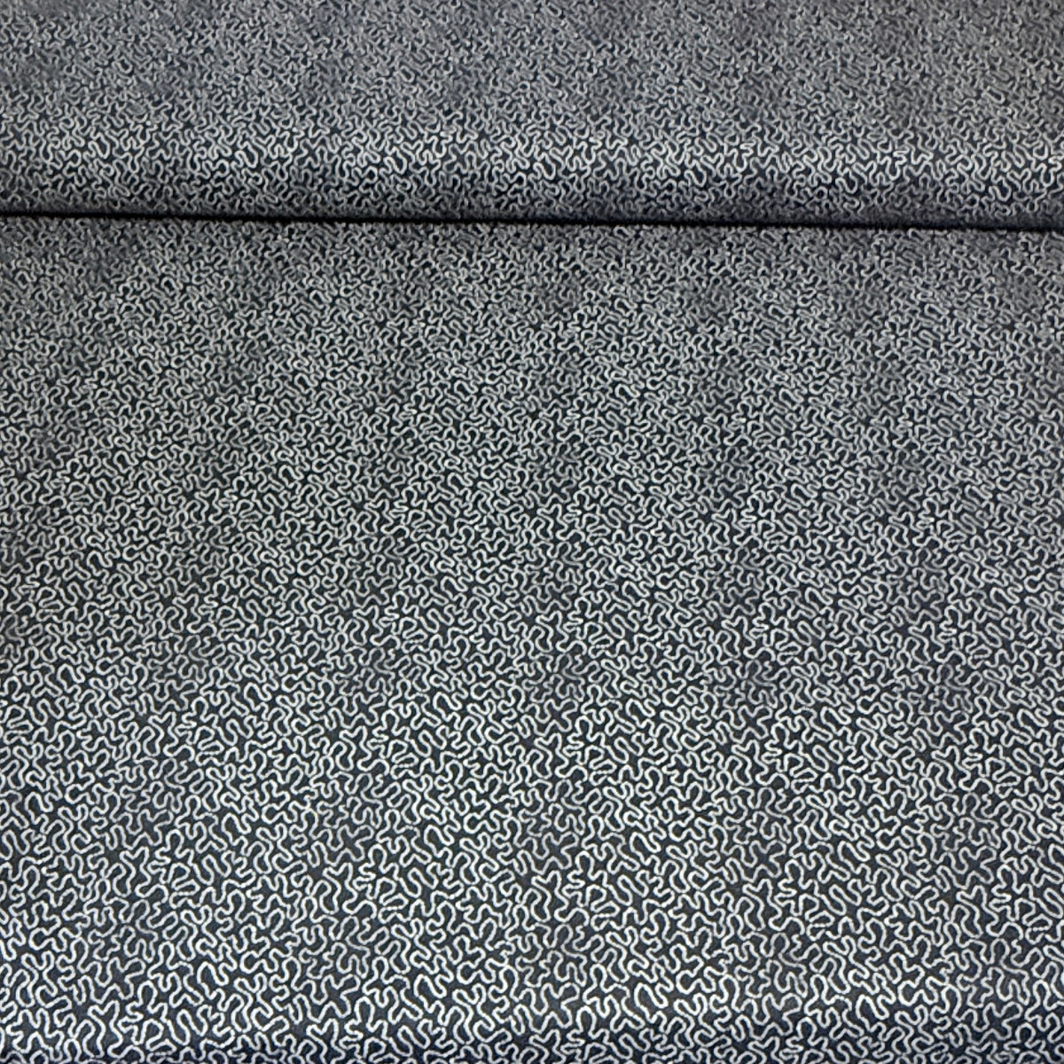 Charcoal Squiggle Tonal Fabric – 100% Cotton | 45” Wide