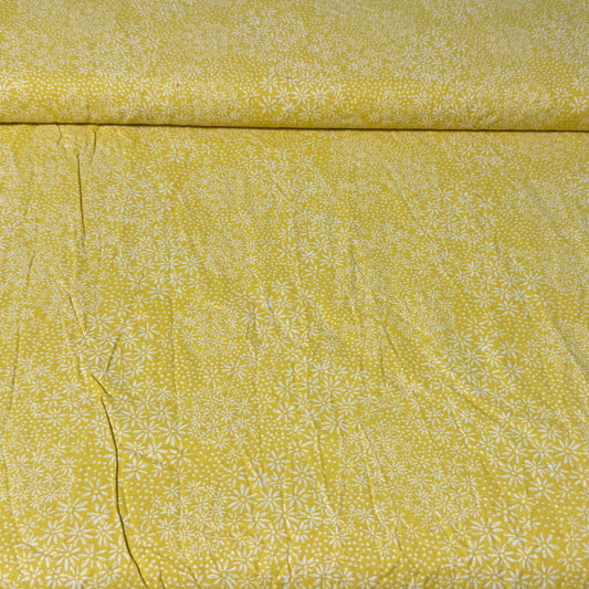Golden Meadow Ditsy Print Fabric – 100% Cotton | 45” Wide