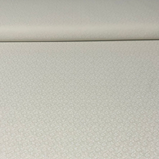 Petite Blossom Floral Cotton Fabric – Light Beige | 45” Quilting Cotton