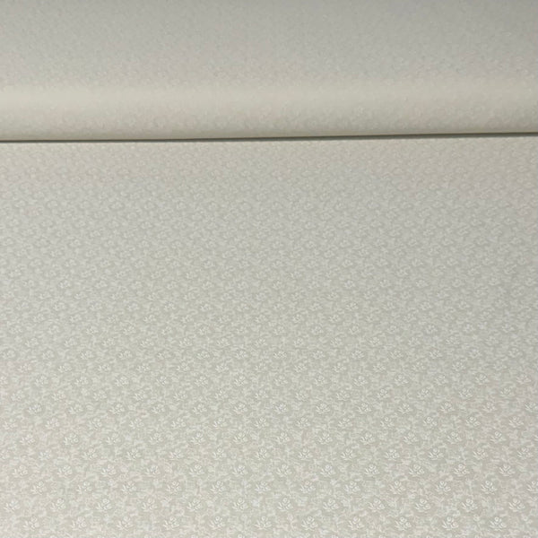 Petite Blossom Floral Cotton Fabric – Light Beige | 45” Quilting Cotton