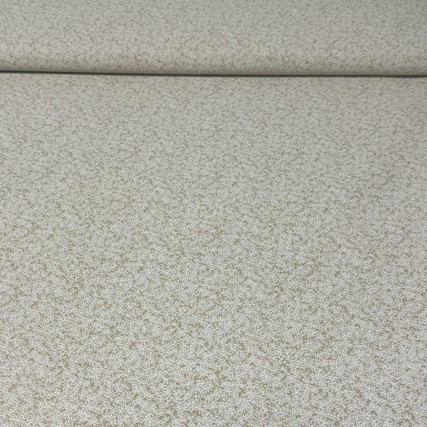 Natural Leaf Texture Cotton Fabric – Beige Neutral | 45” Quilting Cotton