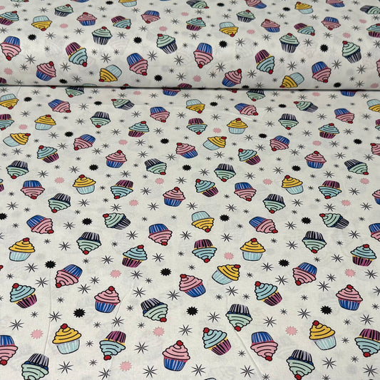Pastel Patisserie Print Fabric - 100% Cotton | 45” Wide