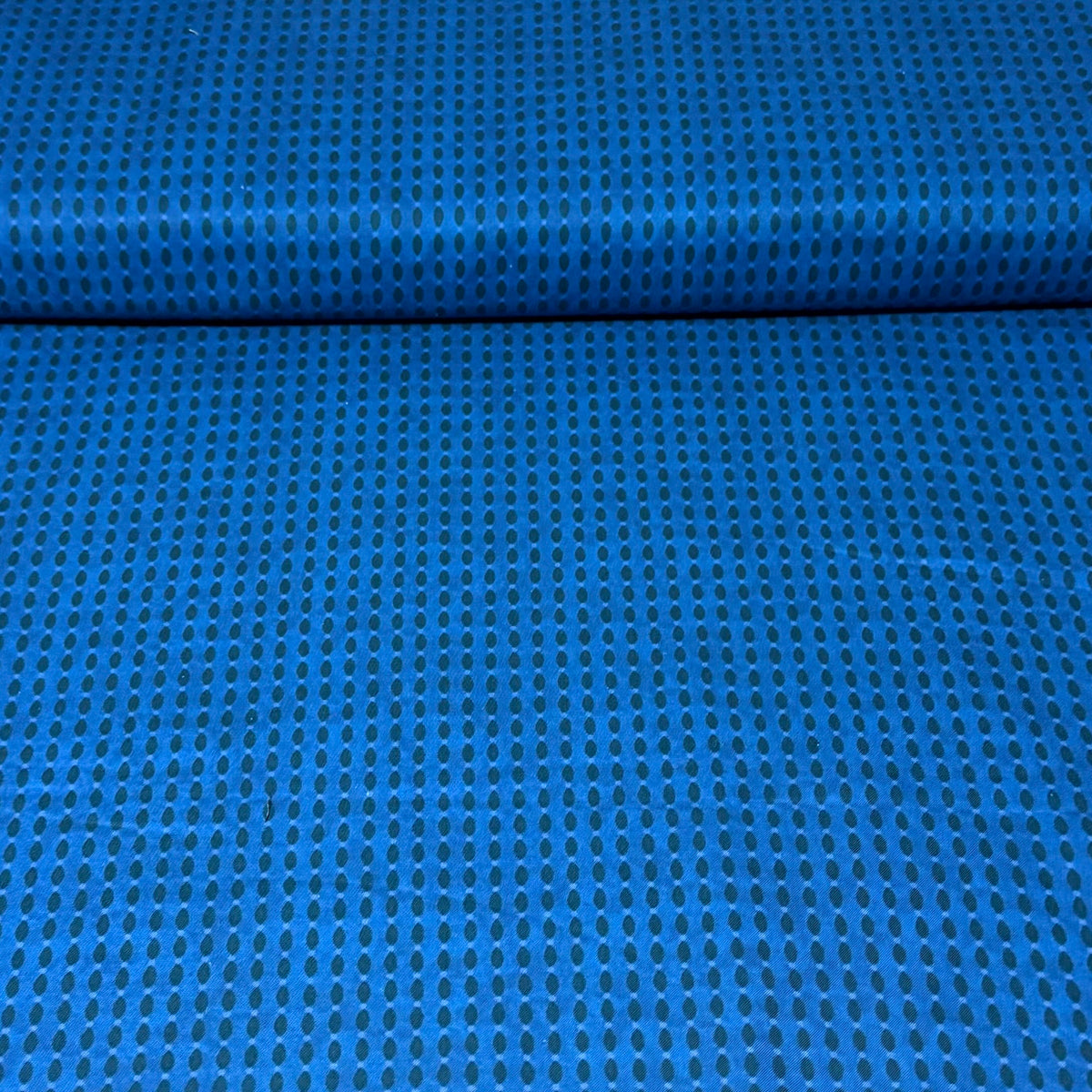 Royal Blue Mini Dot Print Fabric – 100% Cotton | 45” Wide