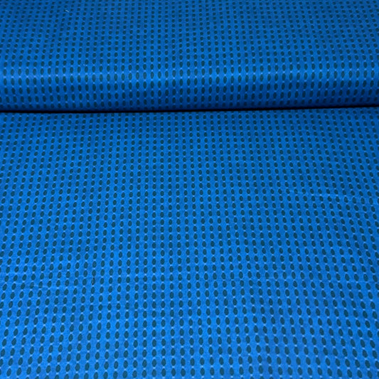 Royal Blue Mini Dot Print Fabric – 100% Cotton | 45” Wide
