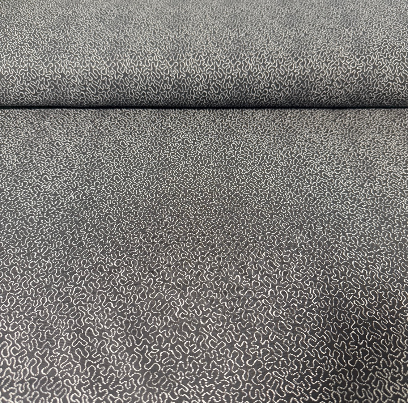 Charcoal Abstract Texture Print Fabric – 100% Cotton | 45” Wide