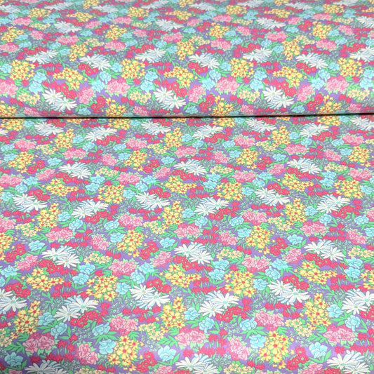 Wildflower Meadow Print Fabric - 100% Cotton | 45” Wide