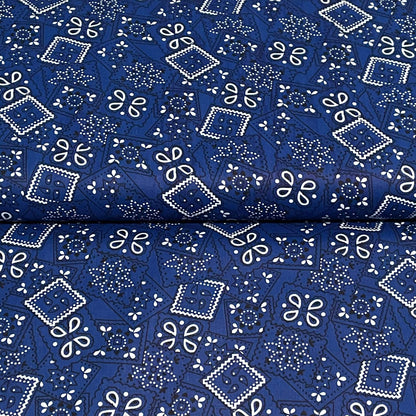 Bandana Print Fabric – 100% Cotton | 45” Wide