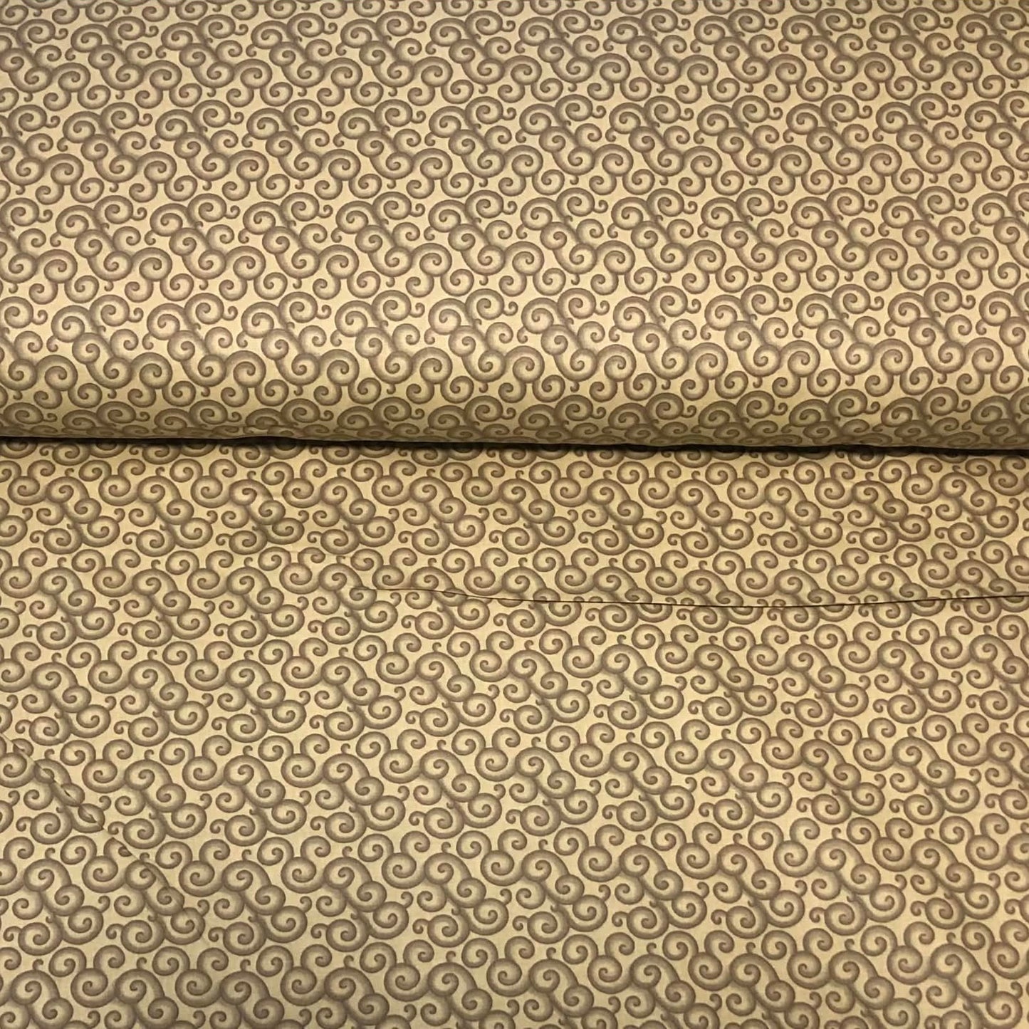 Swirl Scroll Print Fabric - 100% Cotton | 108” Wide