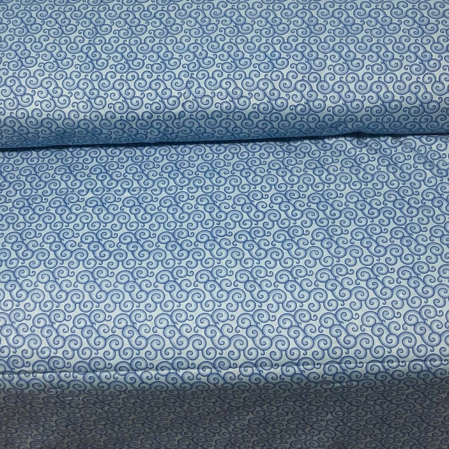 Swirl Scroll Print Fabric - 100% Cotton | 108” Wide