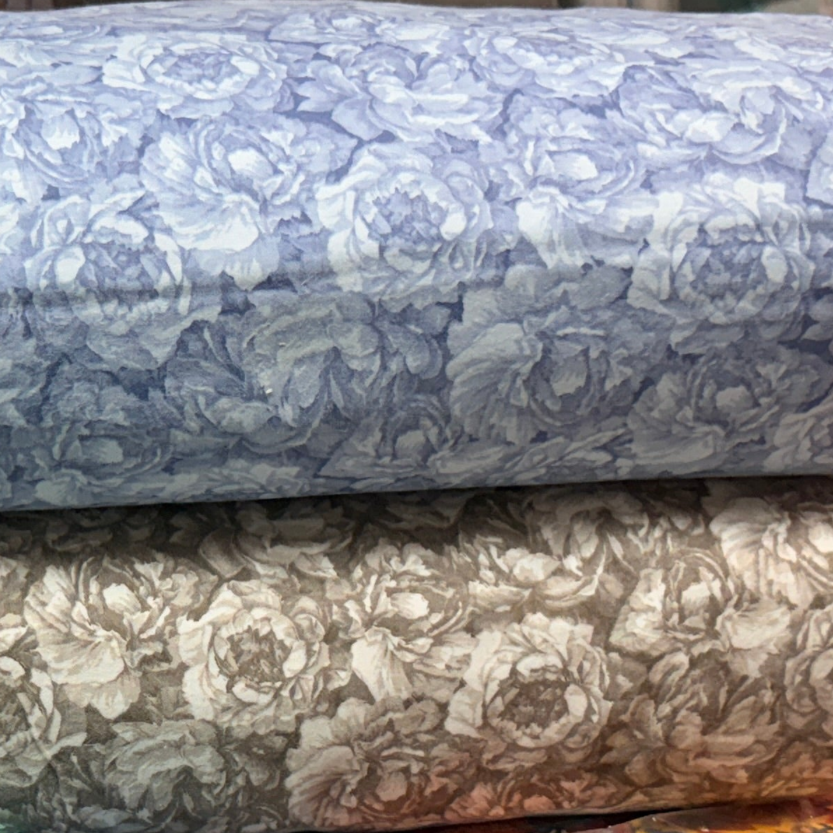 Vintage Rose Toile Print Flannel Fabric – 100% Cotton | 108” Wide