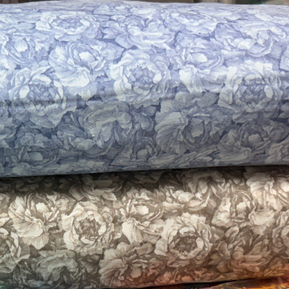 Vintage Rose Toile Print Flannel Fabric – 100% Cotton | 108” Wide