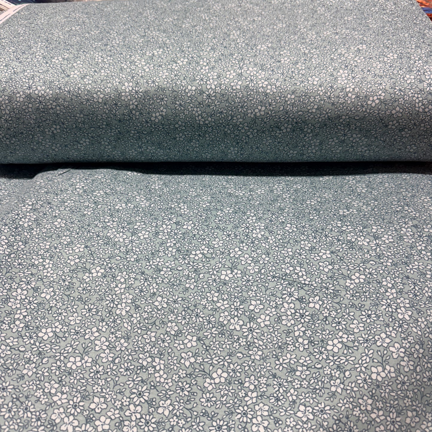 Ditsy Floral Print Cotton Flannel Fabric - 100% Cotton | 108” Wide