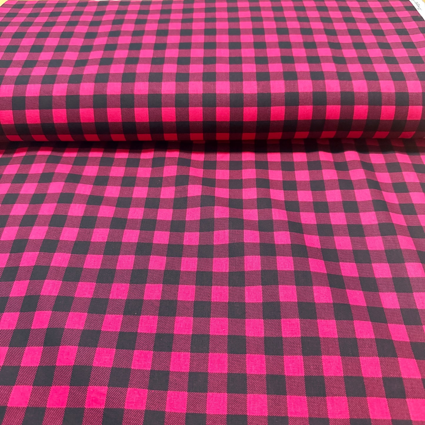 Red Buffalo Plaid Fabric - 100% Cotton | 45” Wide