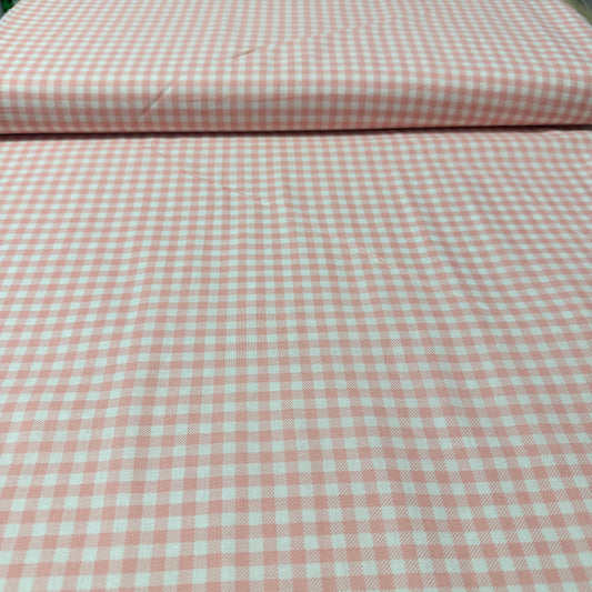 Gingham Check Print Fabric – 100% Cotton | 45” Wide