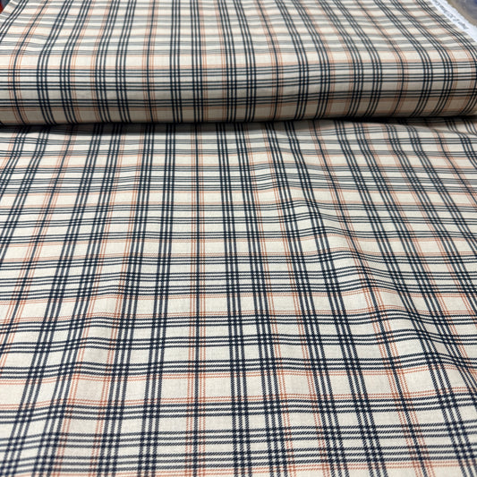 Tartan Check Plaid Fabric - 100% Cotton | 45” Wide