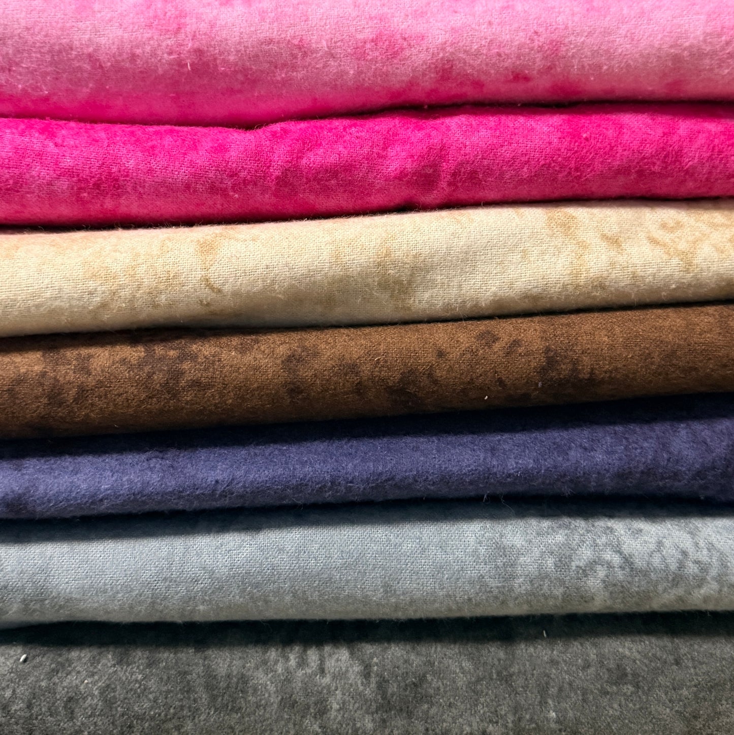Marble Print Flannel Fabric - 100% Cotton | 108” Wide