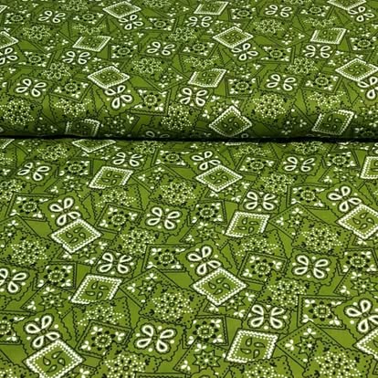 Bandana Print Fabric – 100% Cotton | 45” Wide