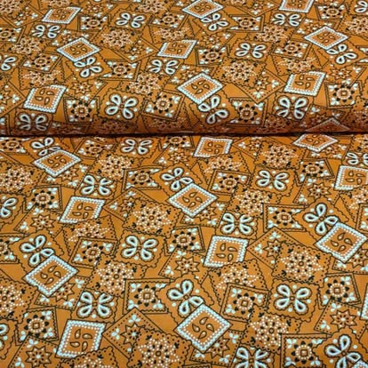 Bandana Print Fabric – 100% Cotton | 45” Wide
