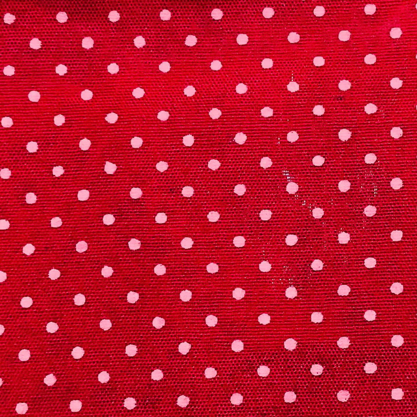 Polka Dot Print Fabric - 100% Cotton | 45” Wide