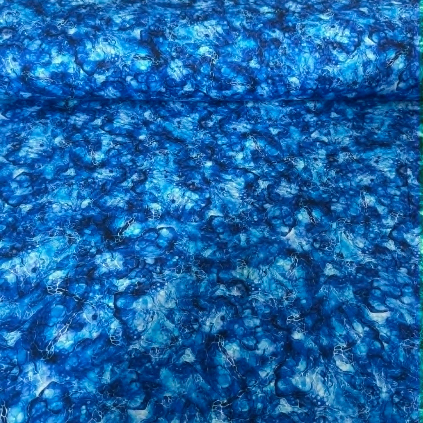 Deep Sea Print Fabric - 100% Cotton | 108” Wide